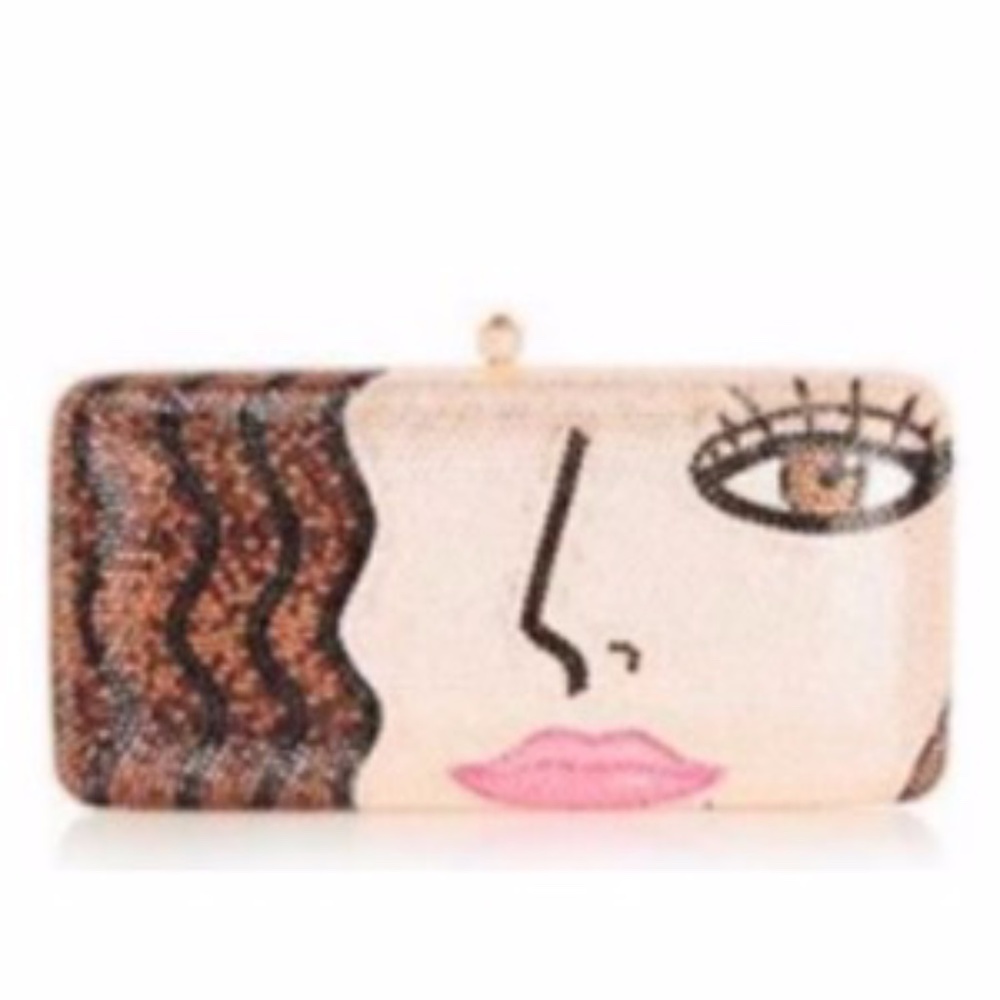 Brunette Bombshell Crystal Purse Gift Wedding!